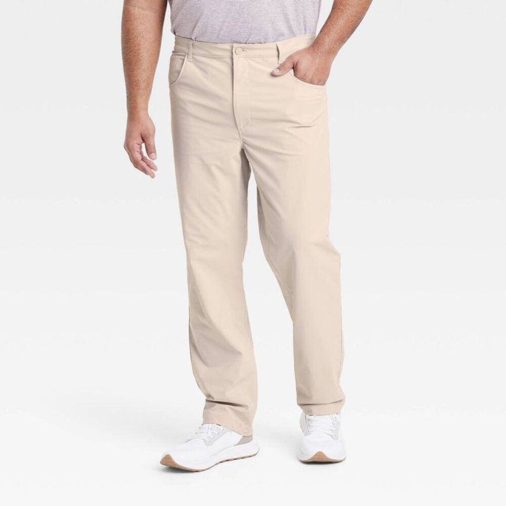 Men's 360 Lifestyle Big & Tall Moisture-Wicking Golf Pants - Gray 34x34